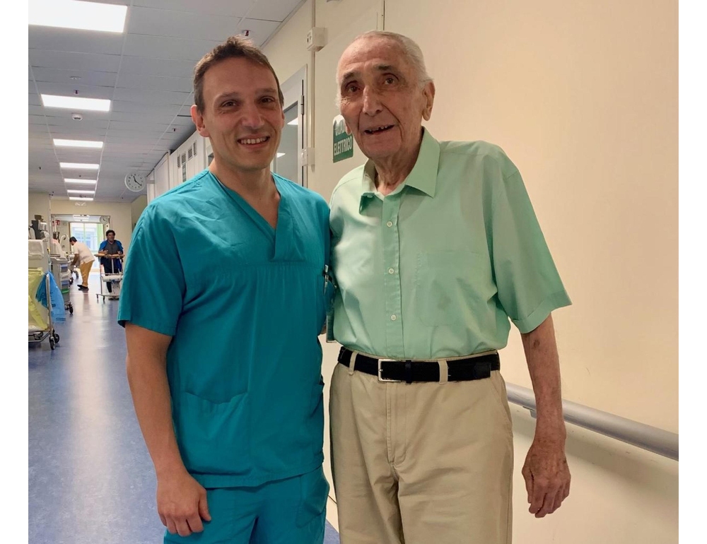A 91 anni operato alla colecisti da sveglio
