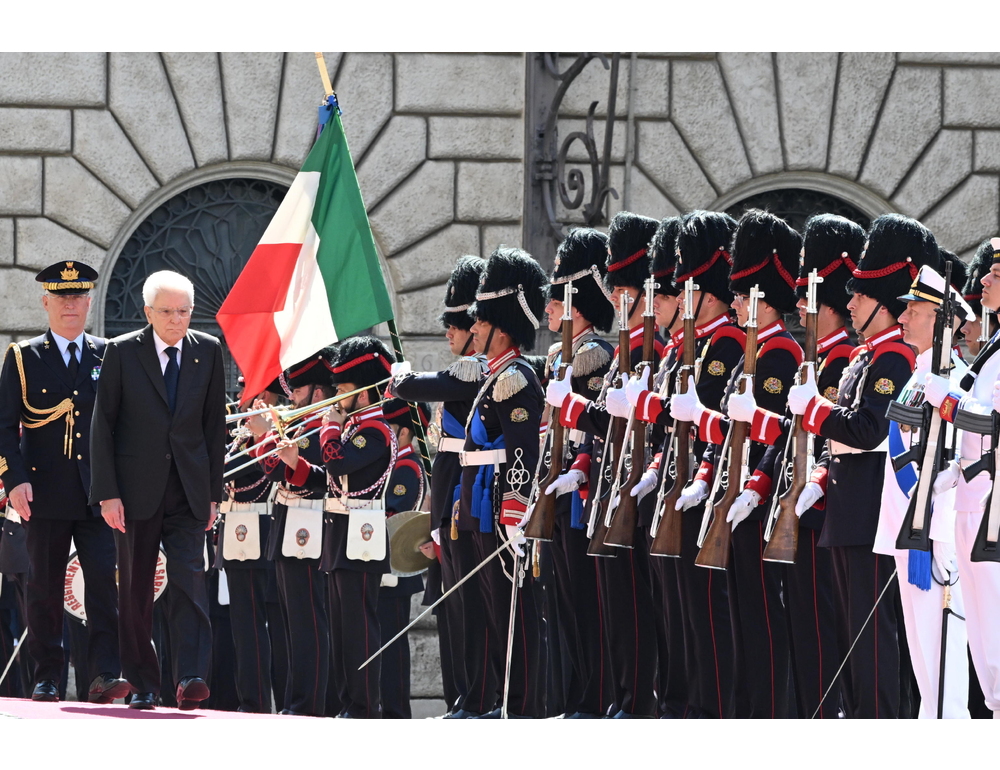 Al via la cerimonia per 80 anni Costituente con Mattarella