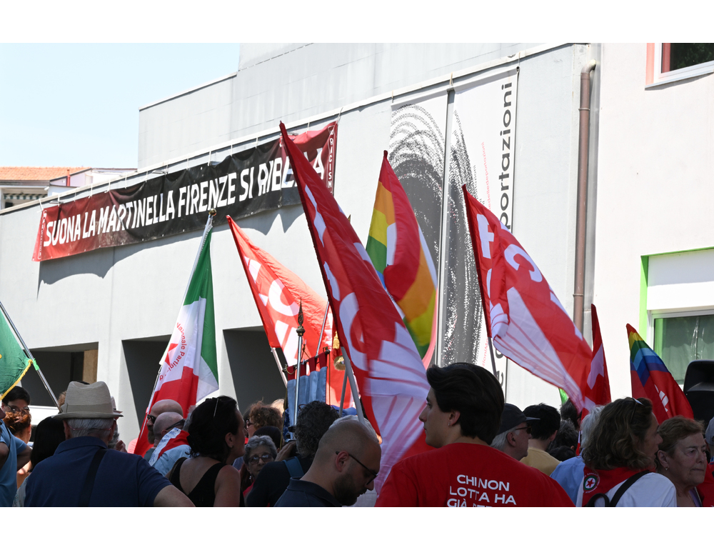 Centinaia a manifestazione Cpa, ‘non siamo noi a dare visibilità a Vannacci’