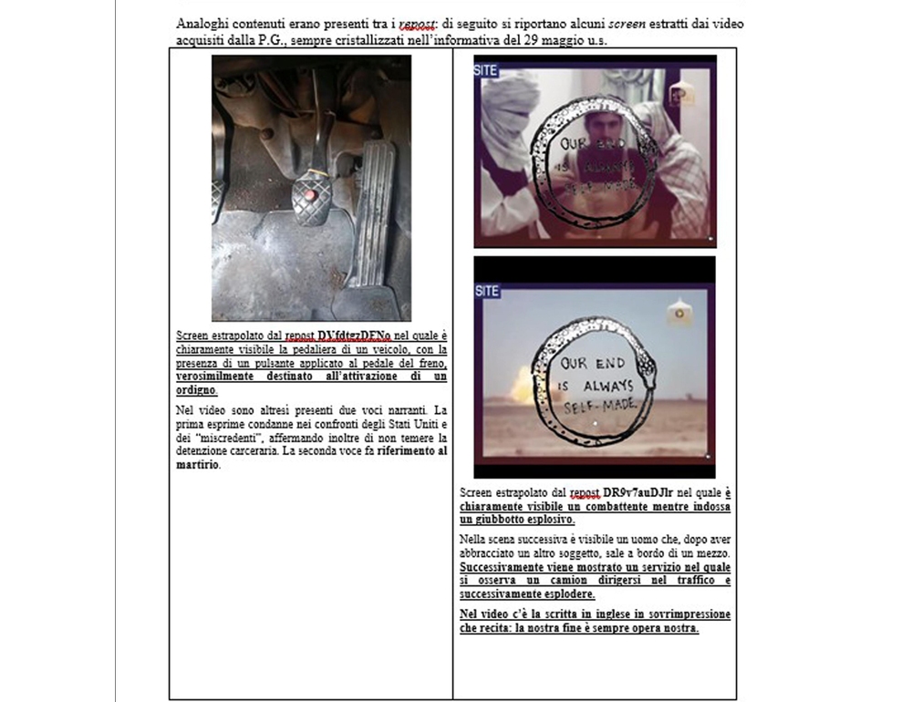Convalidato il fermo per 21enne accusato di terrorismo internazionale