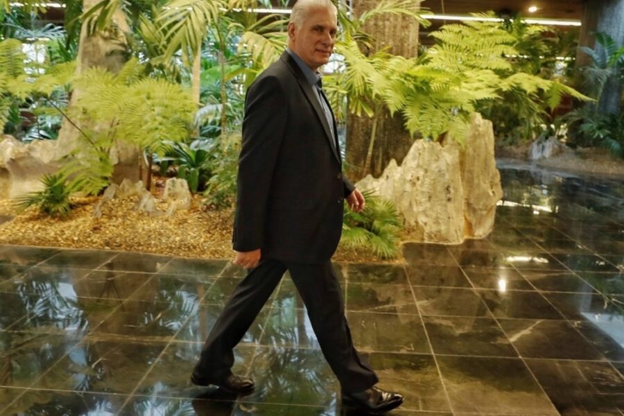 Il presidente Díaz-Canel