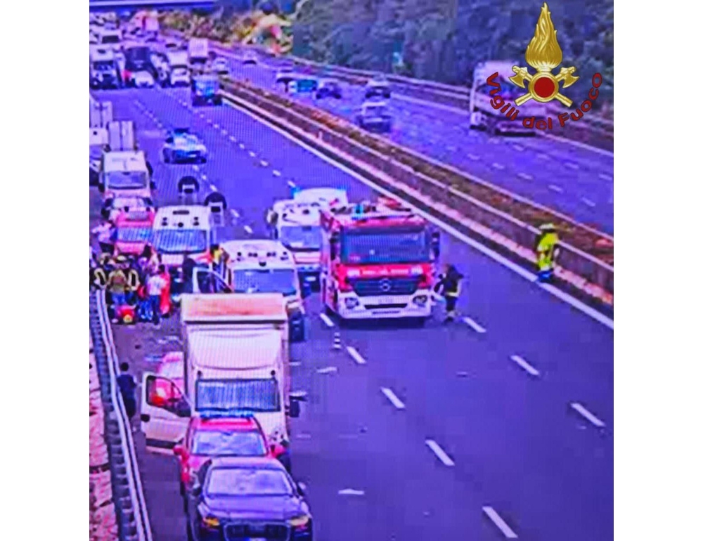 Incidente sull’A1 vicino Roma, un morto e due feriti gravi
