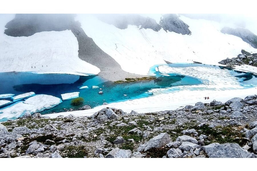 Uniti i due bacini. Nei Monti Sibillini torna l'immagine simbolo