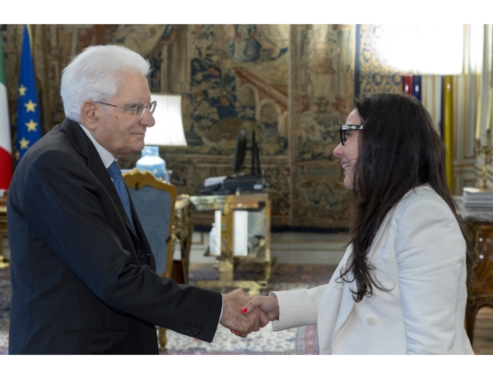Locatelli, ricevuta al Quirinale dal presidente Mattarella