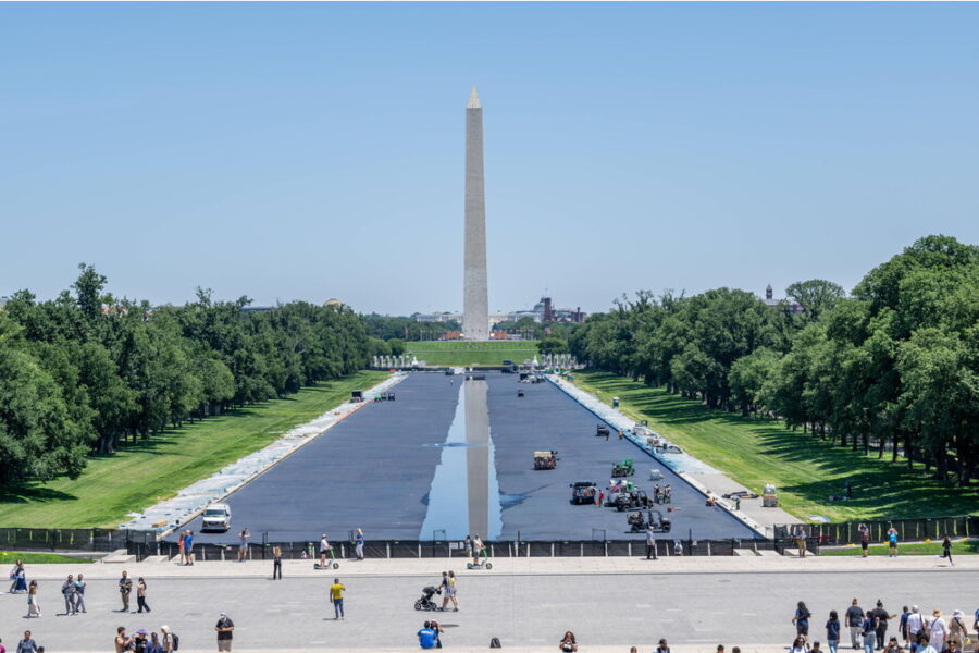 Per collegare il monumento al fiume Potomac