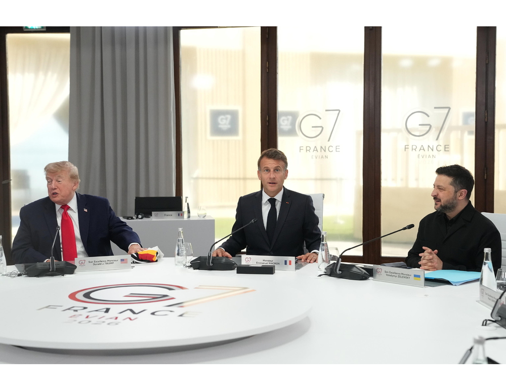 Media, ‘a Evian trilaterale Macron-Trump-Zelensky a margine del G7’