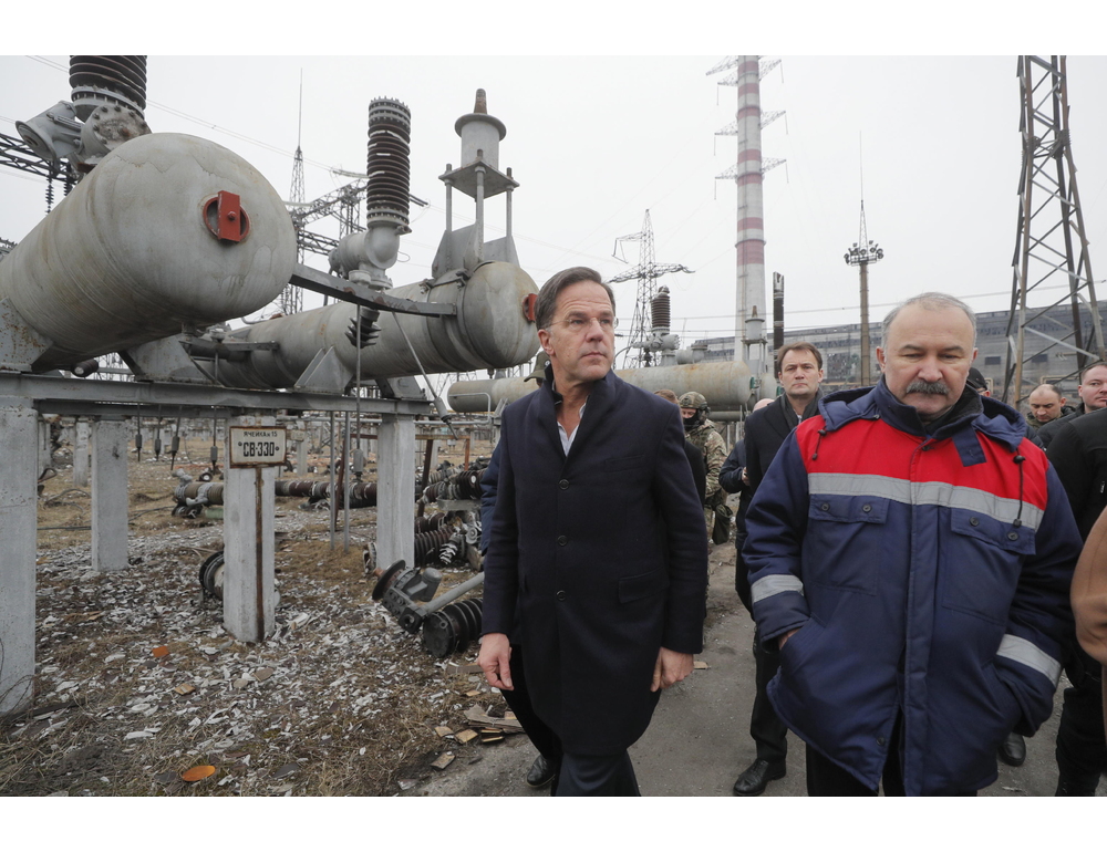 Oltre a Rutte tutto il Consiglio Atlantico è in visita a Kiev