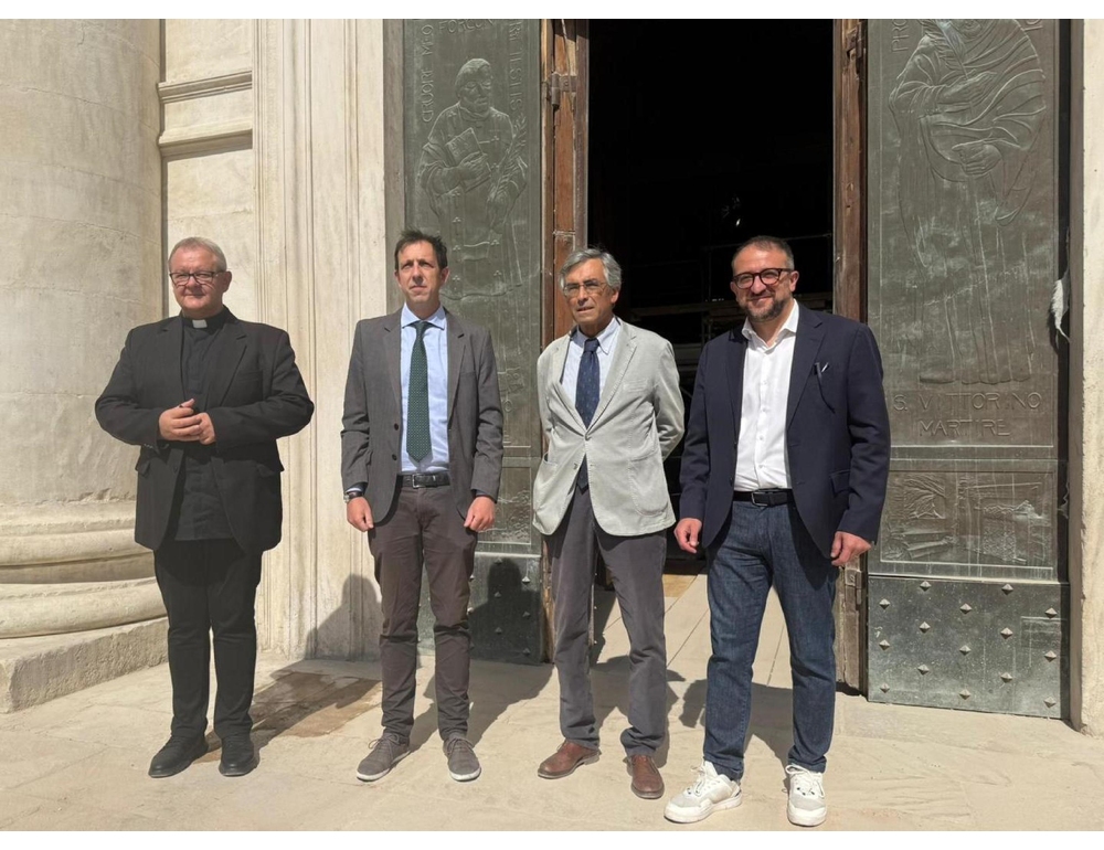 Sindaco L’Aquila, obiettivo riapertura della cattedrale entro il 2026