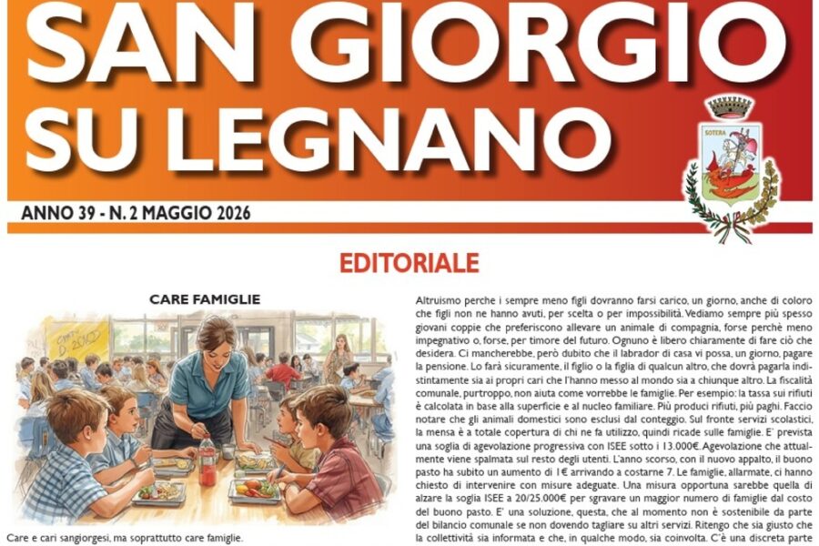 La provocazione lanciata dal primo cittadino sul bollettino del Comune nel Milanese