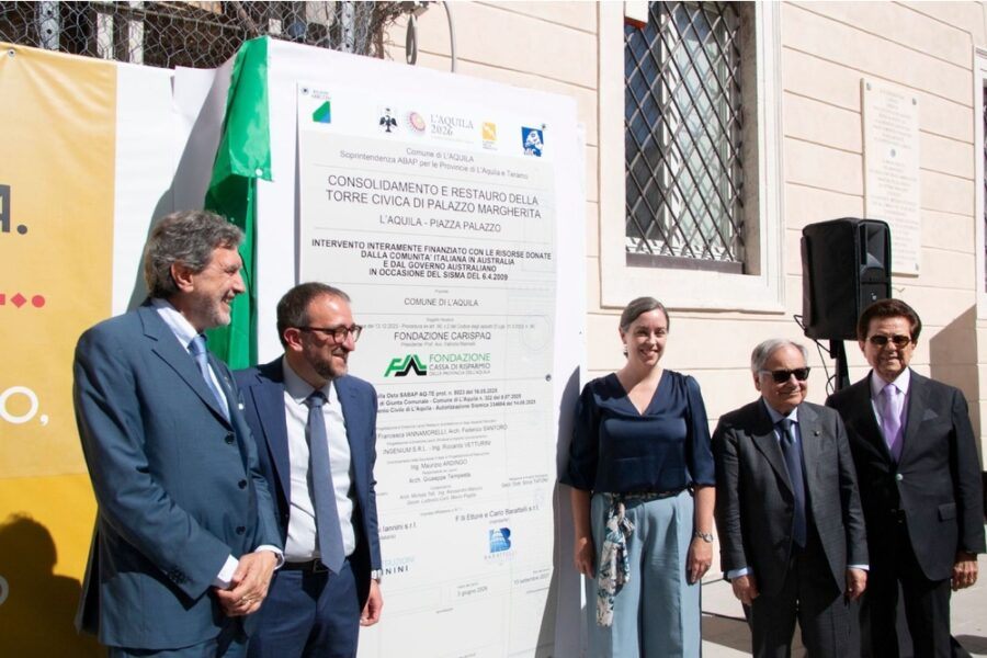 Lavori grazie ai fondi raccolti dagli italiani in Australia