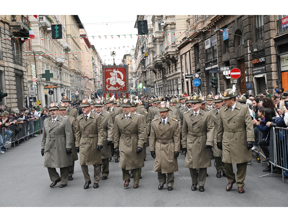 Terza giornata Raduno Alpini Triveneto con premier Meloni