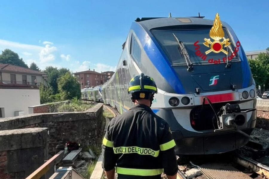 Linea di montagna interrotta a Dicomano