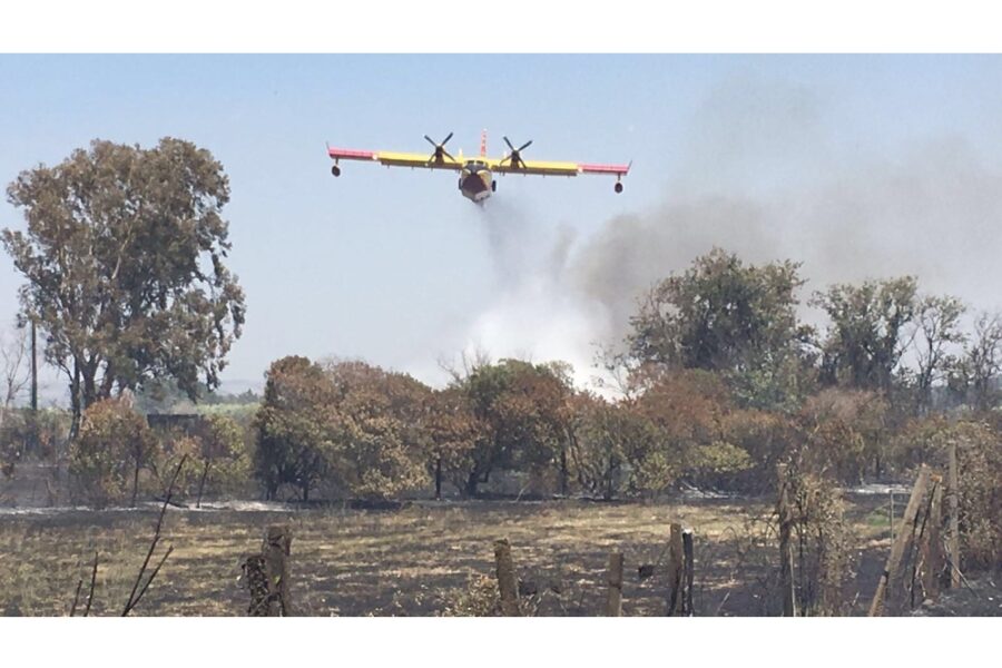 In azione tre Canadair