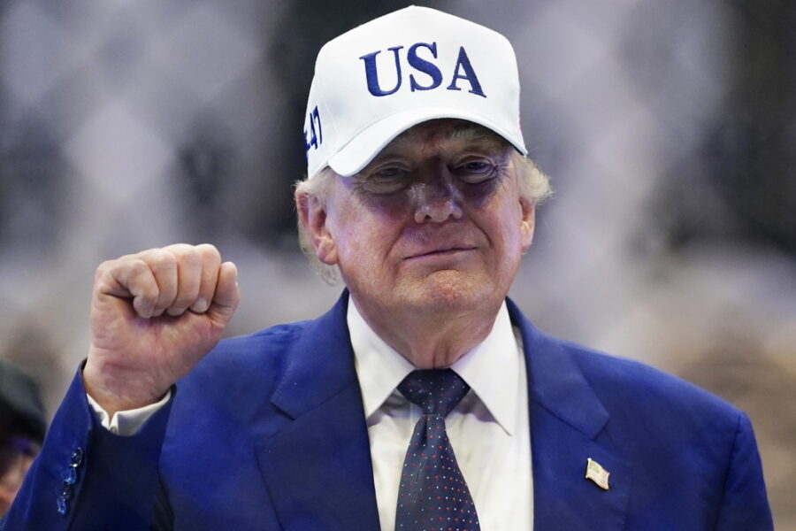 Il presidente su Truth prima di atterrare a Ginevra