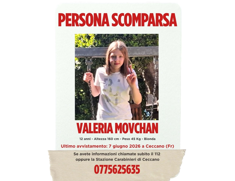 ‘Voglio tornare da papà in Ucraina’, 12enne sparita da casa a Ceccano