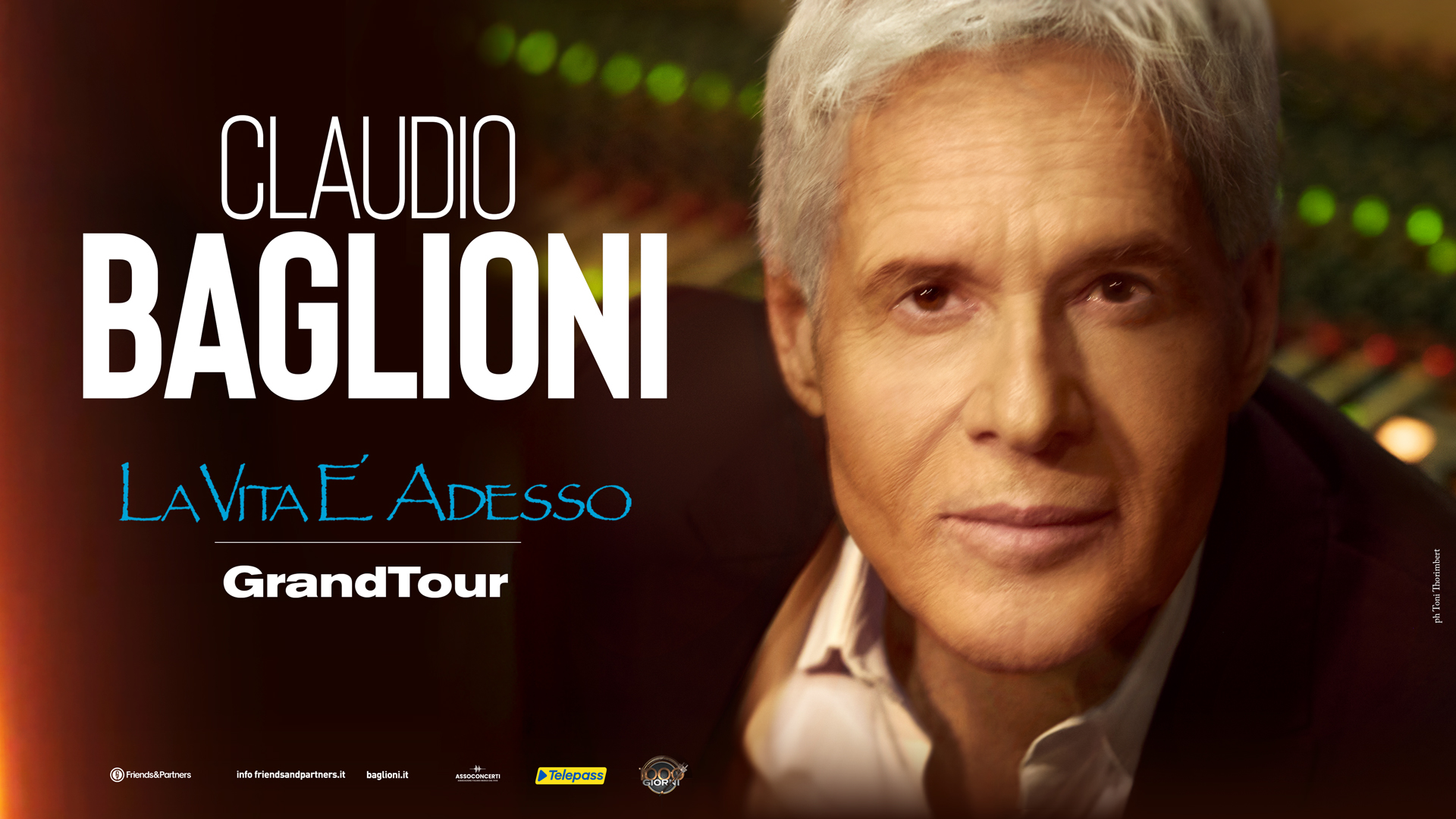 Stop per  polmonite acuta: il tour di Claudio Baglioni spostato al 2027