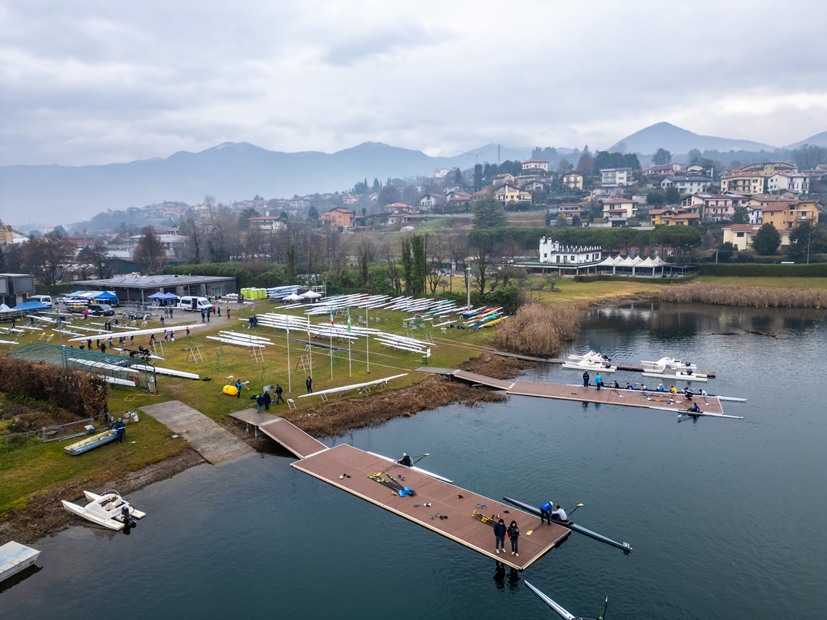 Tricolori Master: mille canottieri sul Lago di Pusiano