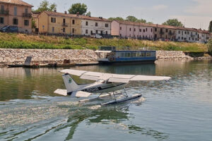 Centenario dell’aviazione commerciale italiana: i piloti comaschi Baj e Rezzonico ripercorrono la rotta della SISA