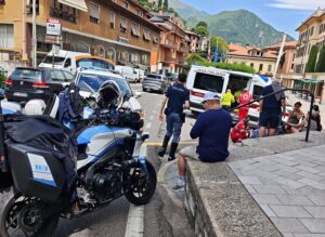 Investito da un’auto a Menaggio, gravissimo un turista tedesco