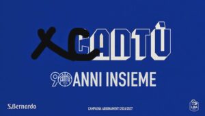 XCantù – 90 anni insieme. Dal 6 luglio la campagna abbonamenti della Pallacanestro