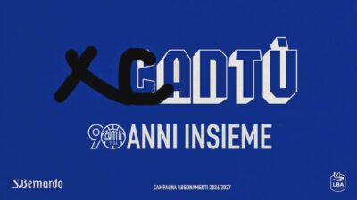 XCantù – 90 anni insieme. Dal 6 luglio la campagna abbonamenti della Pallacanestro