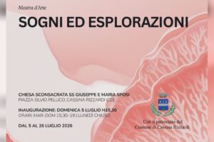 “Sogni ed esplorazioni”, la mostra d’arte nella storica chiesa di Cassina Rizzardi