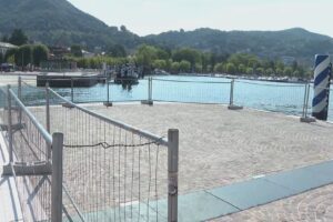 Lungolago, la Regione: “Parapetti semplici e gestione delle paratie condivisa nei primi anni”