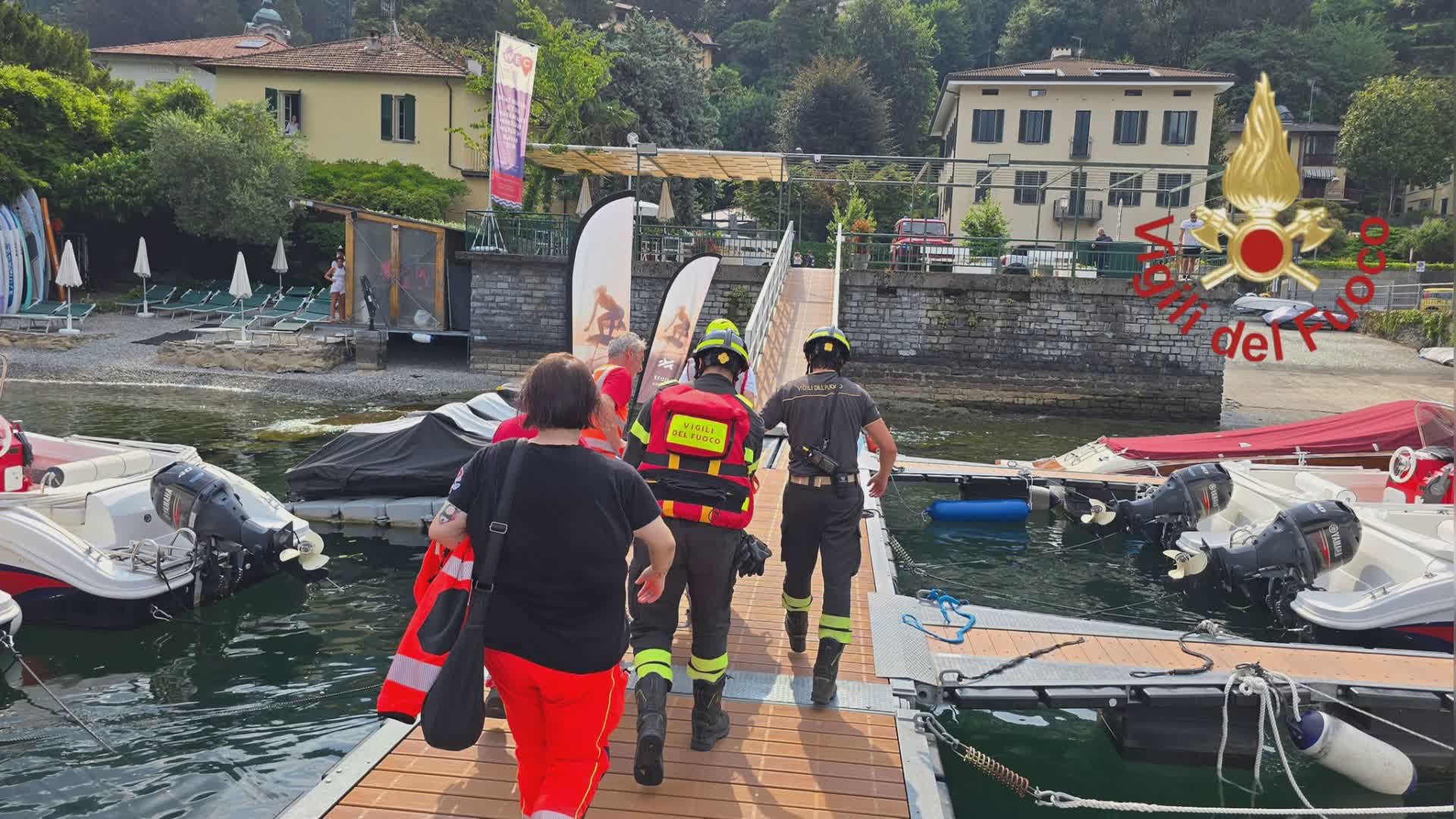 Nesso, turista olandese cade in casa. Necessario l’intervento dei vigili del fuoco per i soccorsi