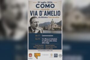 Strage di via D’Amelio, domani doppia commemorazione a Como