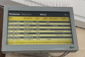 Sciopero dei treni, disagi per i viaggiatori. Fasce di garanzia dalle 6 alle 9 e dalle 18 alle 21