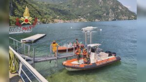 Menaggio, turista olandese si tuffa nel lago e non riemerge. Avviate le ricerche