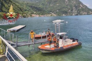 Menaggio, turista olandese si tuffa nel lago e non riemerge. Avviate le ricerche
