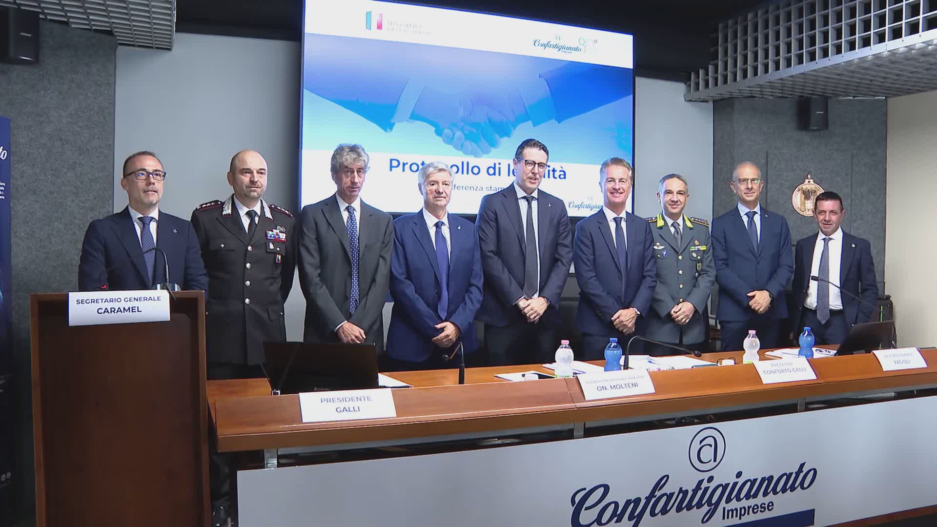 Protocollo di legalità tra Stato e Confartigianato Como per una filiera più sicura e trasparente