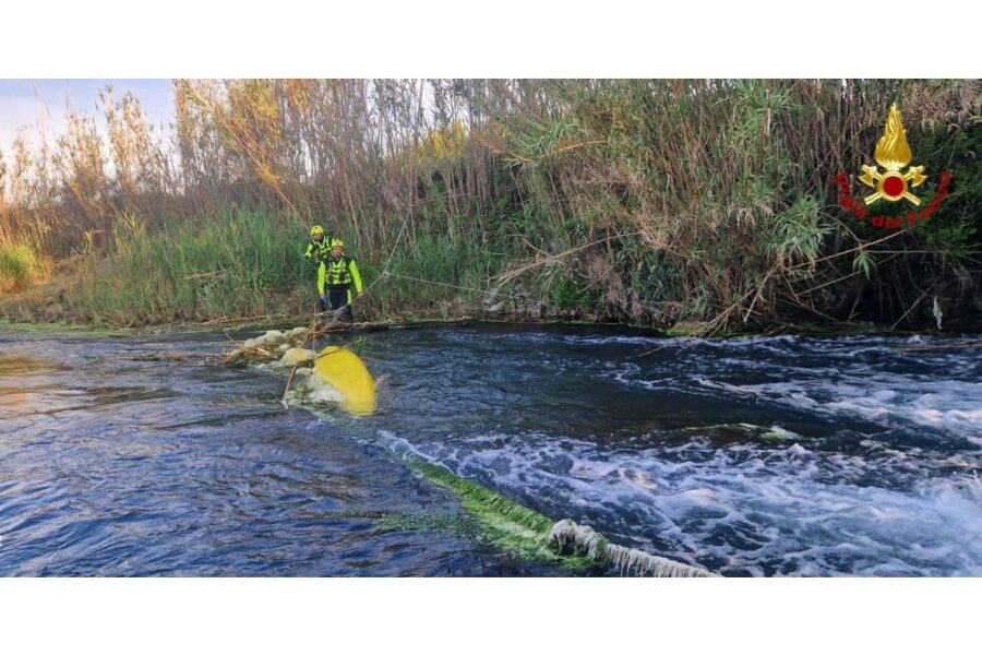 L'incidente nel Tagliamento a Ronchi di Latisana