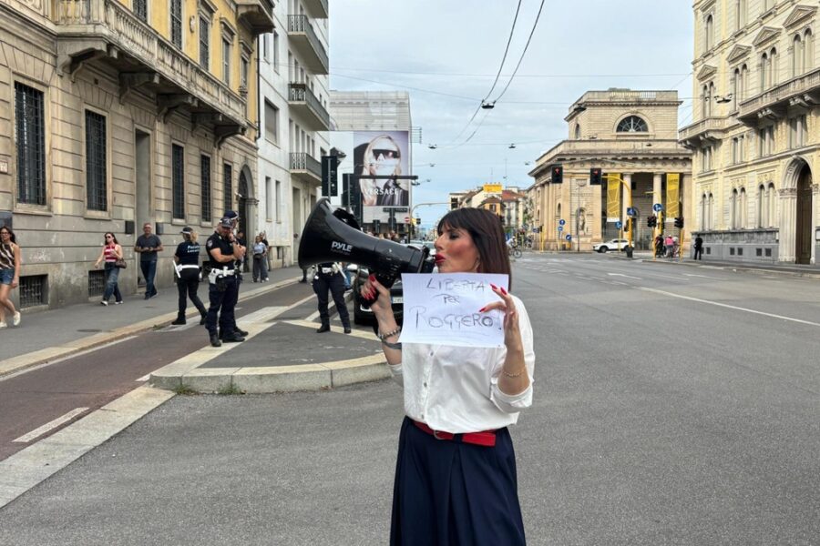 L'animalista Caiafa protesta comunque da sola e chiede 'giustizia'