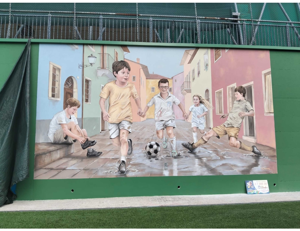 A Muggia murale ricorda il piccolo Giovanni, ucciso dalla madre