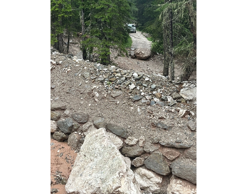 Colata di detriti in Trentino, avviati gli interventi di ripristino