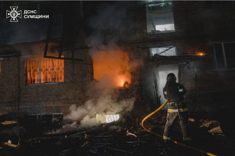 Incendio di vaste proporzioni