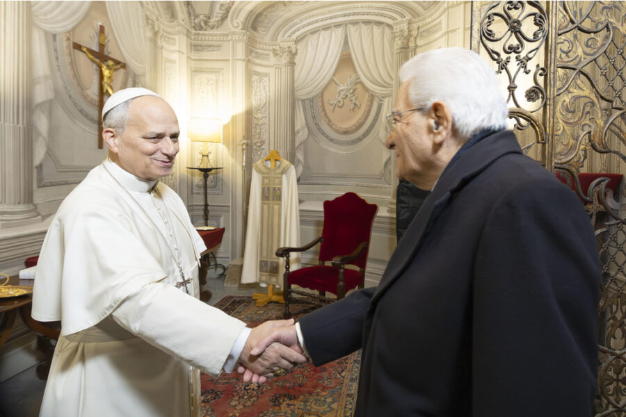 Da Leone la benedizione alla "cara Italia"