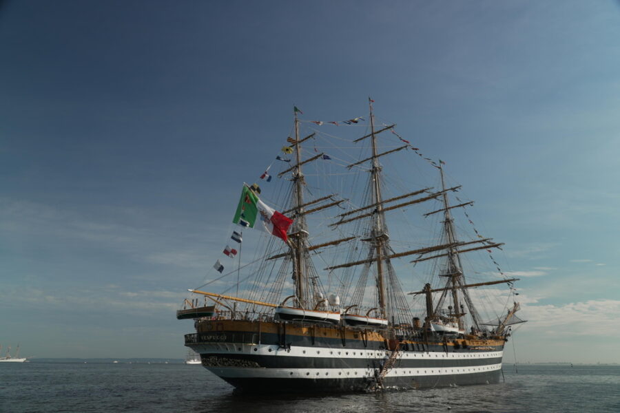 Il programma della nave italiana è parte delle celebrazioni per i 250 anni degli Usa