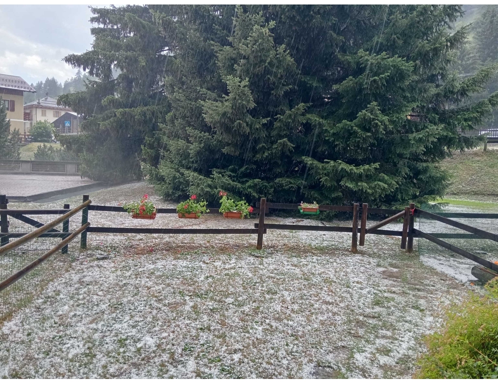 Grandine e temporali sul Torinese, colpite Val di Susa e Val Chisone