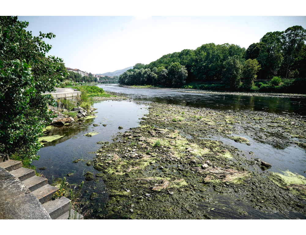 Il fiume Po a Cremona non è mai stato così basso