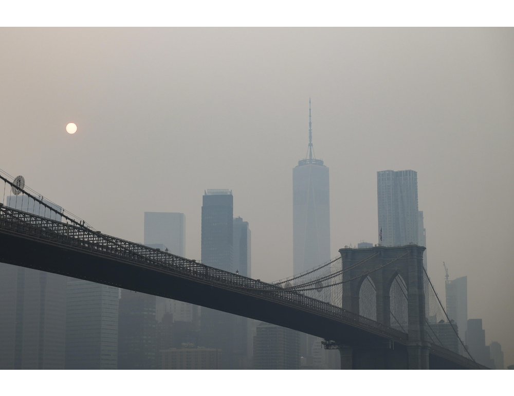 Incendi in Canada, resta in vigore l’allerta inquinamento nelle città Usa