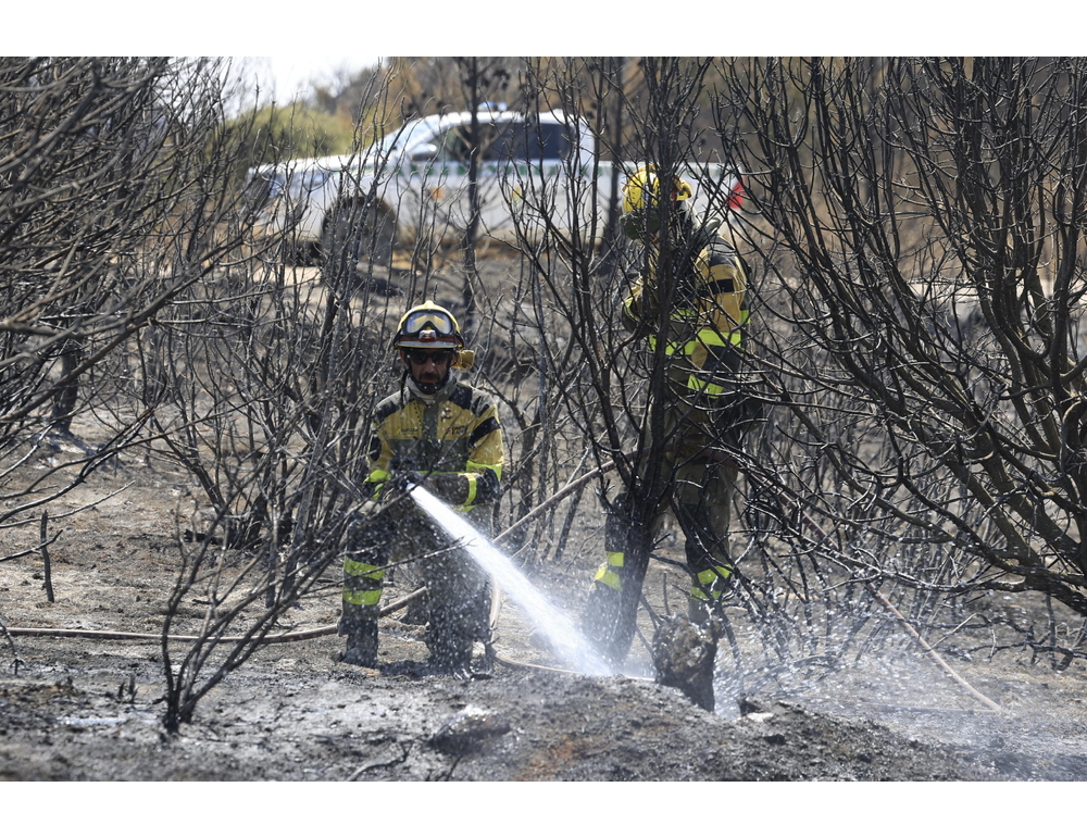 Incendio a 100 km a nord di Madrid, 13.000 ettari bruciati