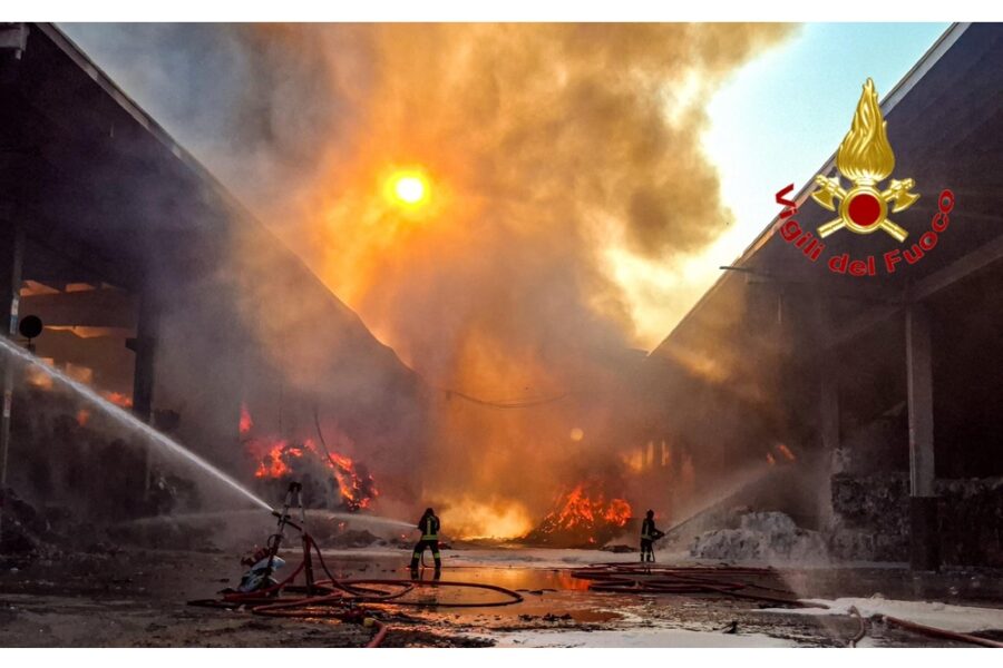 Rilevate sostanze tipiche della combustione