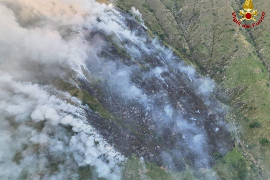 Area del rogo si trova vicino al confine con la Svizzera