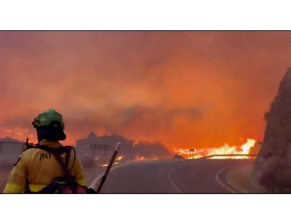 La caduta di un cavo elettrico all’origine dell’incendio in Andalusia