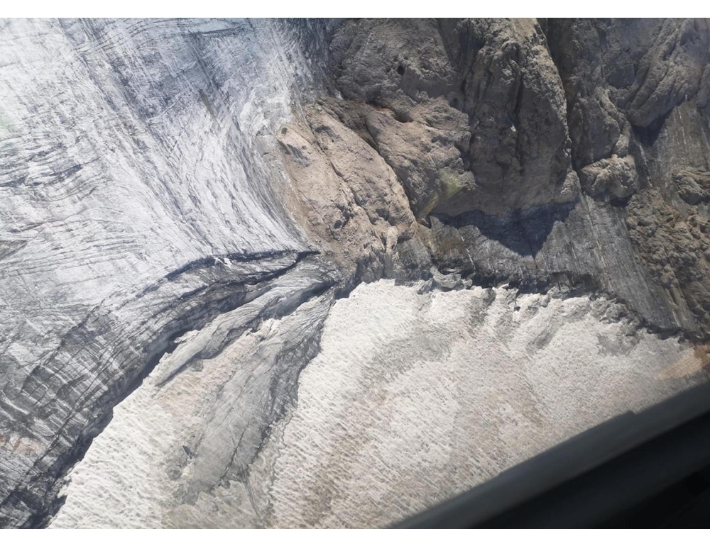 Marmolada, al momento del distacco il ghiacciaio era in ‘equilibrio critico’