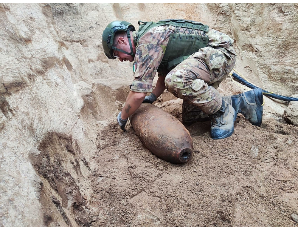 Neutralizzato nel Reggino un ordigno della Seconda guerra mondiale