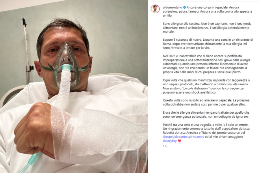 Malore in un locale. 'Avevo avvisato della mia allergia'. Il campione ringrazia i medici